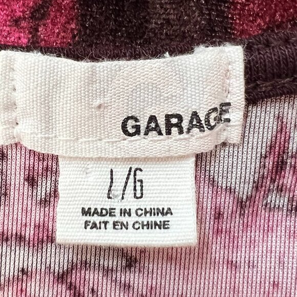 🖤🍷 Garage Red Burgundy Fitted Velvet Mini Dress - Open Back (Size L) 🍷🖤 - Picture 4 of 7